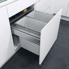 Waste Bin System Vauth-Sagel VS ENVI Fit For cabinet width 600 mm 2x 28 litre bins