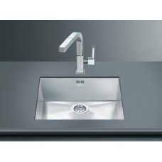 Sink Single Bowl Smeg Quadra VSTQ50-2 Stainless steel sink under mount Sink Single Bowl Smeg Quadra VSTQ50-2 Stainless steel sink under mount