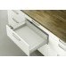 Round Rail Set for Matrix Box P Drawer System For gallery railing system For drawer length 500 mm silver grey