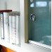 Inset Handle Brass Ø 43 mm Epte For glass doors Polished nickel plated