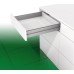 Drawer Back for Nova Pro Scala Drawers with 90 mm High Sides Steel Cabinet width 1000 mm silver