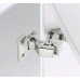 Concealed Hinge Without Cup for Thin Doors Tiomos M0 No cup hole necessary With integrated damper