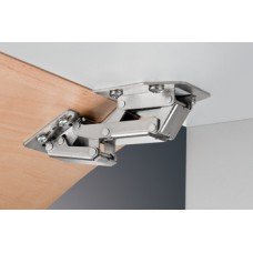 Swing Up Flap Hinge Opening Angle 90° For overlay mounting Nickel plated steel