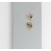 Cabinet Repair Plates for Mounting Hinge Plates with Pre-Mounted Euro Screws Cream white RAL 9001