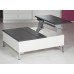 Table Top Fitting Swing Up Tavoflex For table tops coffee tables and side tables White aluminium RAL 9006