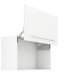 Parallel Lift Up Front Fitting for One-Piece Flaps Free Up For one-piece flaps made from wood glass or with aluminium frame Cabinet height 380-500 mm min. flap height 343 mm flap weight 9.3-17.4 kg grey