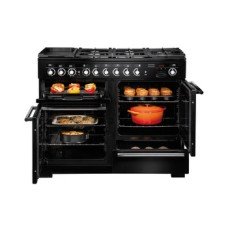 Range Cooker Dual Fuel 1100 mm Rangemaster Encore Deluxe 110 Royal pearl finish chrome trim