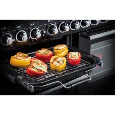Range Cooker Electric Induction 1100 mm Rangemaster Encore Deluxe 110 Royal pearl finish chrome trim