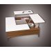 Table Top Fitting Swing Up Tavoflex For table tops coffee tables and side tables White aluminium RAL 9006