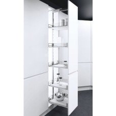 Pull Out Larder Unit Artline Glass Sided Wire Baskets VS TAL Larder For cabinet width 300 mm installed height 1200-1450 mm 4 baskets included