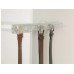 Pull Out Belt Rack for 8 belts Aluminium rail with plastic rack Black hooks