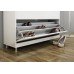 Shoe Rack Fitting Set Suitable for 3 Shelves For screw mounting to drawer front White (RAL 9010) finish