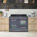 Cooker Dual Fuel Traditional Four Cavity Gas Hob 1100 mm Smeg Victoria TR4110BL1 - Black