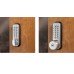 Digital Lock Mechanical Knob Operated Zinc Alloy Economy For internal and external applications Standard satin chrome