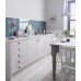 Splashback Aluminium Dual Finish Metallic Alusplash Elegance Metallic petrol blue / Warm grey - 610 x 3050 x 4 mm