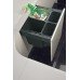 Waste Bin System with Matrix Box P Drawer Sides and Runners Ninka One2Five For cabinet width 500 mm 2 x 32L bins
