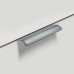 Profile Handle Aluminium Fixing Centres 32-1056 mm Ona Brushed black hole centres 1056 mm