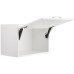 Single Door Flap Fitting Complete Set Free Space 1.11 90° or 107° opening angle Model C light grey
