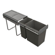 Pull Out Waste Bin for Hinged Door Cabinets Tek 30 Litres For cabinet width min. 300 mm. 3x 10 Litre version conforms to the Code for Sustainable Homes 1x 10 1 x 20 litres