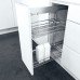 Storage Basket Set for Cabinet Width 150-300 mm Vauth-Sagel VS SUB Side Vauth-Sagel by Häfele Basket width 89 mm height 75 mm saphir mesh chrome wire