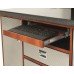 Ball Bearing Keyboard Shelf Runners Single Extension Accuride 2109 Installed length 350 mm