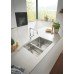 Sink GROHE K700 1.5 bowl Half bowl position: Left