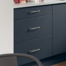 Slab Drawer Front Matt Midnight Blue Aspekt Skye Pan drawer 283 x 796 mm