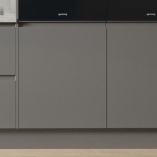 J-Pull Door Gloss Slate Grey Aspekt Stirling Fridge / freezer 980 x 596 mm