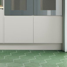 J-Pull Drawer Front Matt Dove Grey Aspekt Stirling Drawer / bridge door 355 x 496 mm