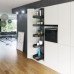 please look Centre mounting height adjustable For cabinet width 300 mm basket width 230 mm installed height 1900-2140 mm 5 baskets included