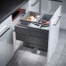 Pull Out Waste Bin Euro-Cargo Hailo With soft close For cabinet width 600 mm dark grey