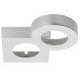 Bezel for Surface Mounting Loox LED 2025/2026 Round Silver coloured