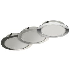 LED Downlight 12 V Rated IP20 Ø 65 mm Loox5 LED 2047 Polished chrome plated cool white 5000 K