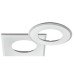 Bezel for Recess Mounting Loox LED 2025/2026 Square Stainless steel coloured