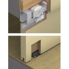 Fitting Set for Sliding Interior Doors Hawa-Junior 250/B Top hung system for low headroom doors For 1 door