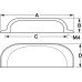Cup Handle Brass Polished nickel