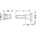 Connecting Screw 2-Piece with Sleeve M6 Thread For Ø 8 mm hole For wood thickness 15-18 mm length 30-39 mm brown