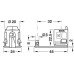 Connector Housing for Wood Thickness from 32-50 mm Rafix 20 HC For lightweight panels with a top layer of 4 mm Dim. A 16 mm drilling depth X 22.5 mm black