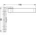 Concealed Mortice Hinge Set for Flush Doors CIR Unhanded for left or right hand use Galvanized finish