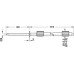 Concealed Shelf Support Press-Fit with Mounting Plate for Installation into Masonry Walls For concealed mounting of shelves size: 12 mm for min. shelf thickness: 22 mm