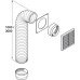 Ducting Set Length 1000 mm System 6 brown