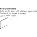 Splashback Solid Surface Cappuccino Maia® 900 x 760(H) x 10 mm. Hob splashback