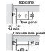 Cabinet Hanger Screw Fixing Left hand
