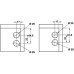 Cabinet Hanger for Dowel Fixing Rapid FittingTraser-6 Right hand