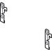 Front Fixing Set for 186 and 250 mm High Drawer Nova Pro Scala To connect drawer side to drawer front Zinc plated
