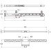 Soft Close Mechanism for Metal Drawers Universal Grey