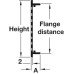 Ventilation Grille for Recess Mounting Height 130 mm With 40 x 7.5 mm Oval Slots Arranged in Parallel Ventilation area 237 cm2 length 500 mm flange length 478 mm recessed height 114 mm flange depth 15 mm silver F1