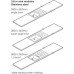Worktop with Sink Solid Surface Vulcano Maia® 3600 x 600 x 28 mm 1.5 bowl sink