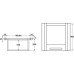 Pull Out Storage Basket Wood with Stainless Steel Base for Vegetables For cabinet width 600 mm basket width 510 oak