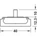 Sliding Track System Track Length 1200-2400 mm 0115 RC Accuride Load bearing capacity up to 130 kg Length 2400 mm